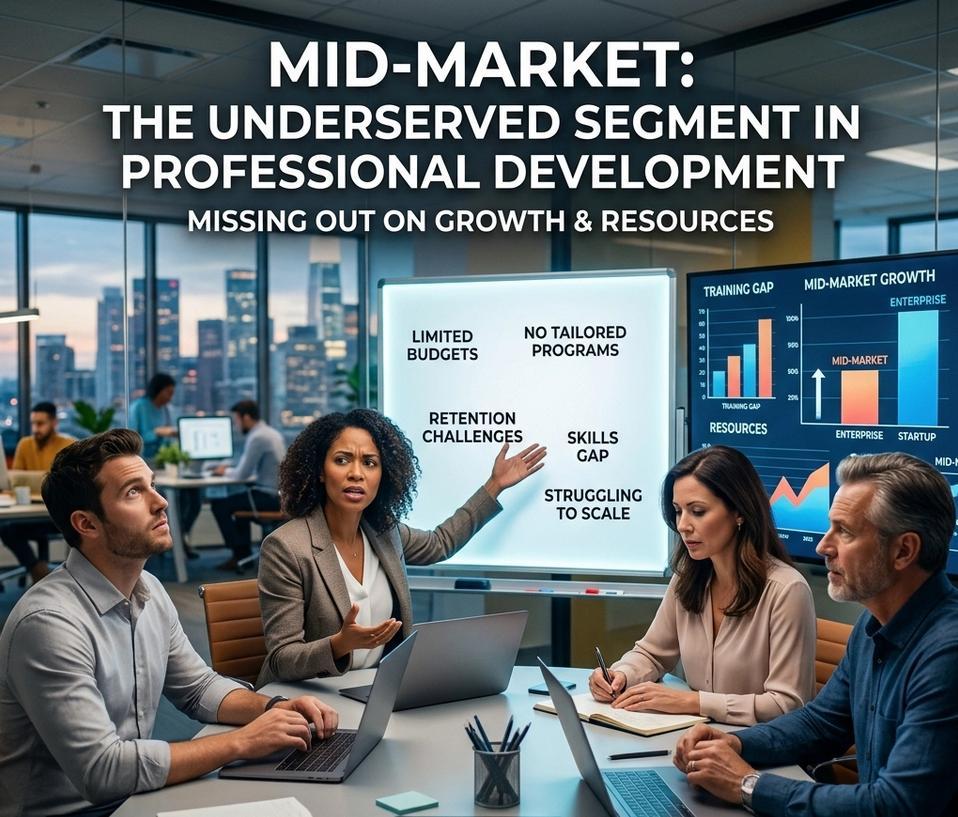 Why mid-market organizations are the most underserved segment in professional development